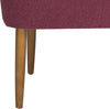 Safavieh Levi Bench Maroon and Natural Oak Furniture 