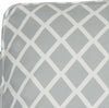 Safavieh Buckler Club Chair-Silver Nail Heads Grey and White Espresso Furniture 