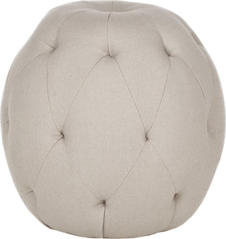 Safavieh Santiago Tufted Ottoman Taupe Furniture main image