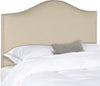 Safavieh Connie Hemp Headboard-Silver Nail Head Bedding main image