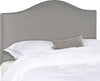 Safavieh Connie Grey Headboard-Silver Nail Head Bedding main image