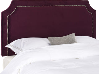 Safavieh Shayne Bordeaux Headboard-Silver Nail Head Bedding main image