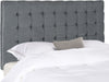 Safavieh Lamar Grey Tufted Headboard Bedding main image