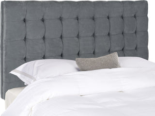 Safavieh Lamar Grey Tufted Headboard Bedding main image