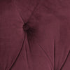 Safavieh Charlene Tufted Cocktail Ottoman Bordeaux Furniture 