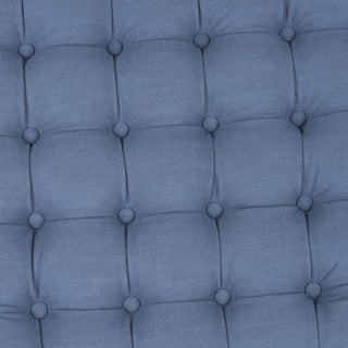 Safavieh Charlene Tufted Cocktail Ottoman Navy Furniture 