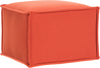 Safavieh Elaine Pouf Burnt Orange Furniture 
