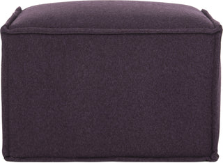 Safavieh Elaine Pouf Plum Furniture 