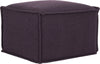 Safavieh Elaine Pouf Plum Furniture 