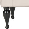 Safavieh Rupert Tufted Bench Taupe and Espresso Furniture 