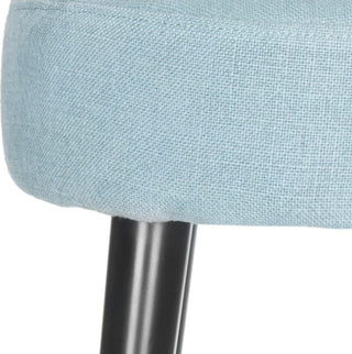 Safavieh Brinda Vanity Chair Light Blue and Black Furniture 