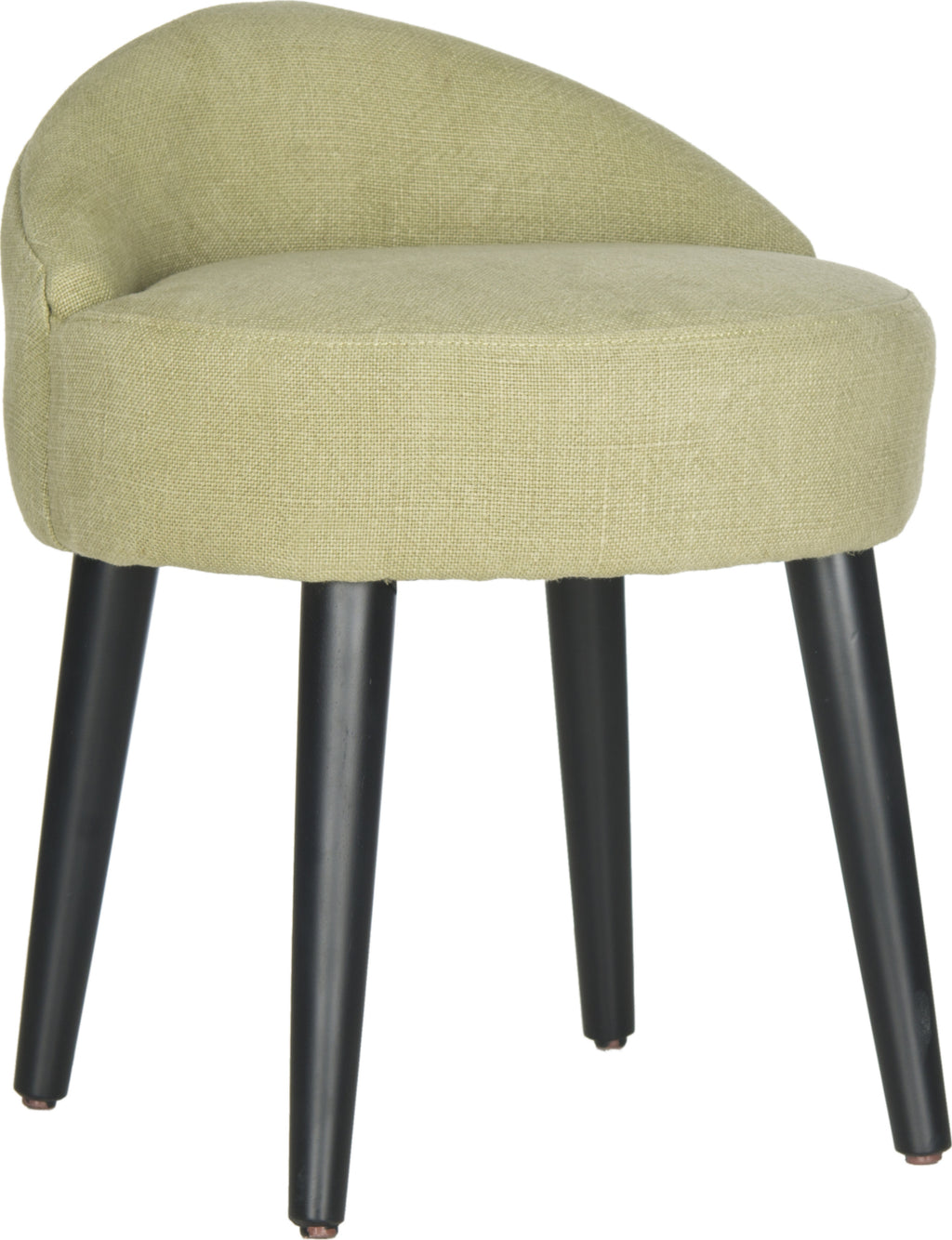 Safavieh Brinda Vanity Chair Green Mist and Black – Incredible Rugs and ...