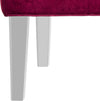 Safavieh Abrosia Tufted Bench Red Furniture 