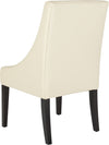 Safavieh Britannia 19''H Kd Side Chairs (SET Of 2) Cream and Espresso Furniture 