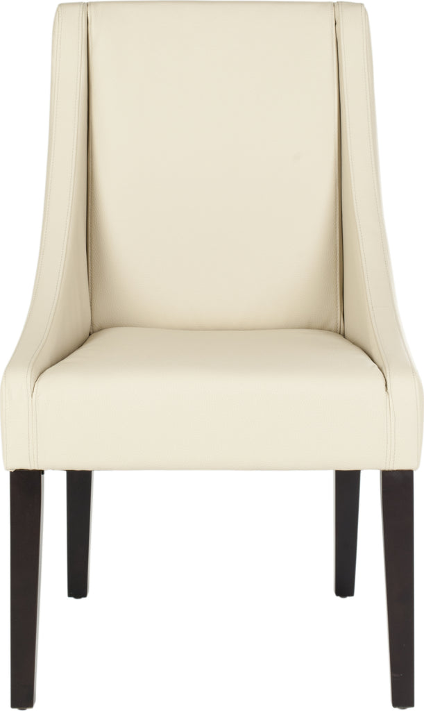 Safavieh Britannia 19''H Kd Side Chairs (SET Of 2) Cream and Espresso Furniture main image