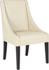 Safavieh Britannia 19''H Kd Side Chairs (SET Of 2) Cream and Espresso Furniture 