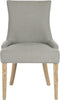 Safavieh Lester 19''H Chevron Dining Chair Granite and White Wash Furniture main image