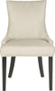 Safavieh Lester 19''H Dining Chair-Silver Nail Heads Antique Gold and Espresso Furniture main image
