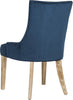 Safavieh Lester 19''H Dining Chair Navy and White Wash Furniture 