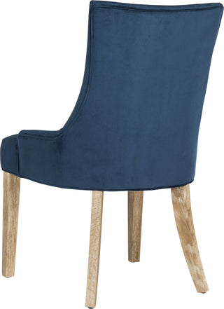 Safavieh Lester 19''H Dining Chair Navy and White Wash Furniture 