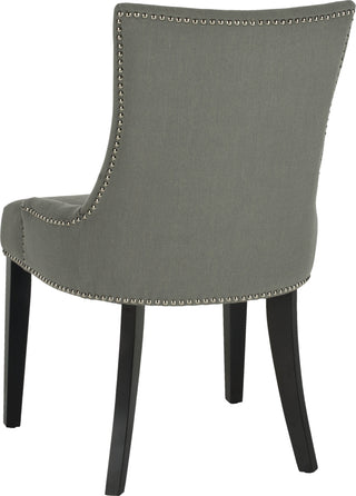 Safavieh Lester 19''H Dining Chair-Silver Nail Heads Granite and Espresso Furniture 