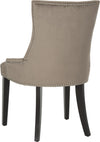 Safavieh Lester 19''H Dining Chair (SET Of 2)-Nickel Nail Headd=S Mushroom and Espresso Furniture 