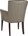 Safavieh Dale Arm Chair Clay and Cherry Mahogany Furniture 