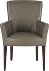 Safavieh Dale Arm Chair Clay and Cherry Mahogany Furniture main image