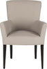 Safavieh Dale Arm Chair Taupe and Espresso Furniture main image