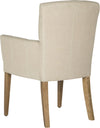 Safavieh Dale Arm Chair Hemp and White Wash Furniture 