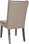 Safavieh Sher 19''H Side Chair (SET Of 2)-Silver Nail Heads Clay and Espresso Furniture 
