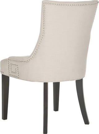 Safavieh Gretchen 20''H Side Chair (SET Of 2)-Silver Nail Heads Taupe and Espresso Furniture 