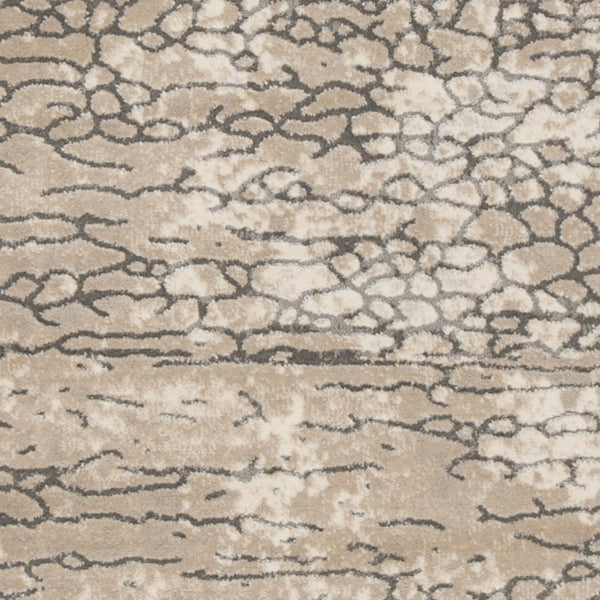 SAFAVIEH Meadow Collection Area Rug - 5'3 x 7'6, Beige & Pink, Modern Abstract Design, Non-Shedding & Easy Care, Ideal for High Traffic Areas in Living Room, Bedroom (MDW585B