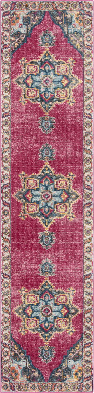 Safavieh Merlot MER108R Fuchsia/Multi Area Rug 