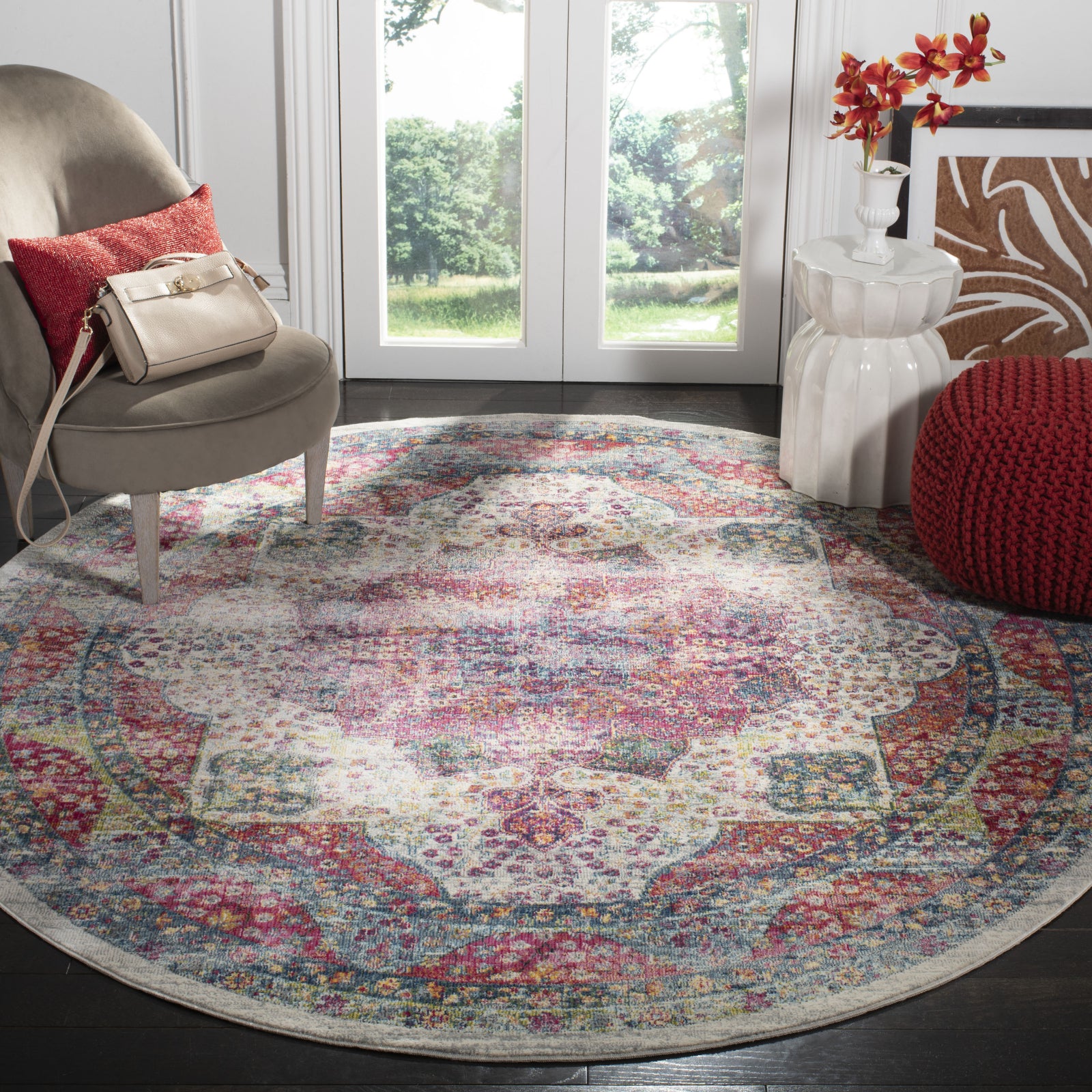 Safavieh Merlot MER121A Cream/Multi Area Rug – Incredible Rugs and Decor