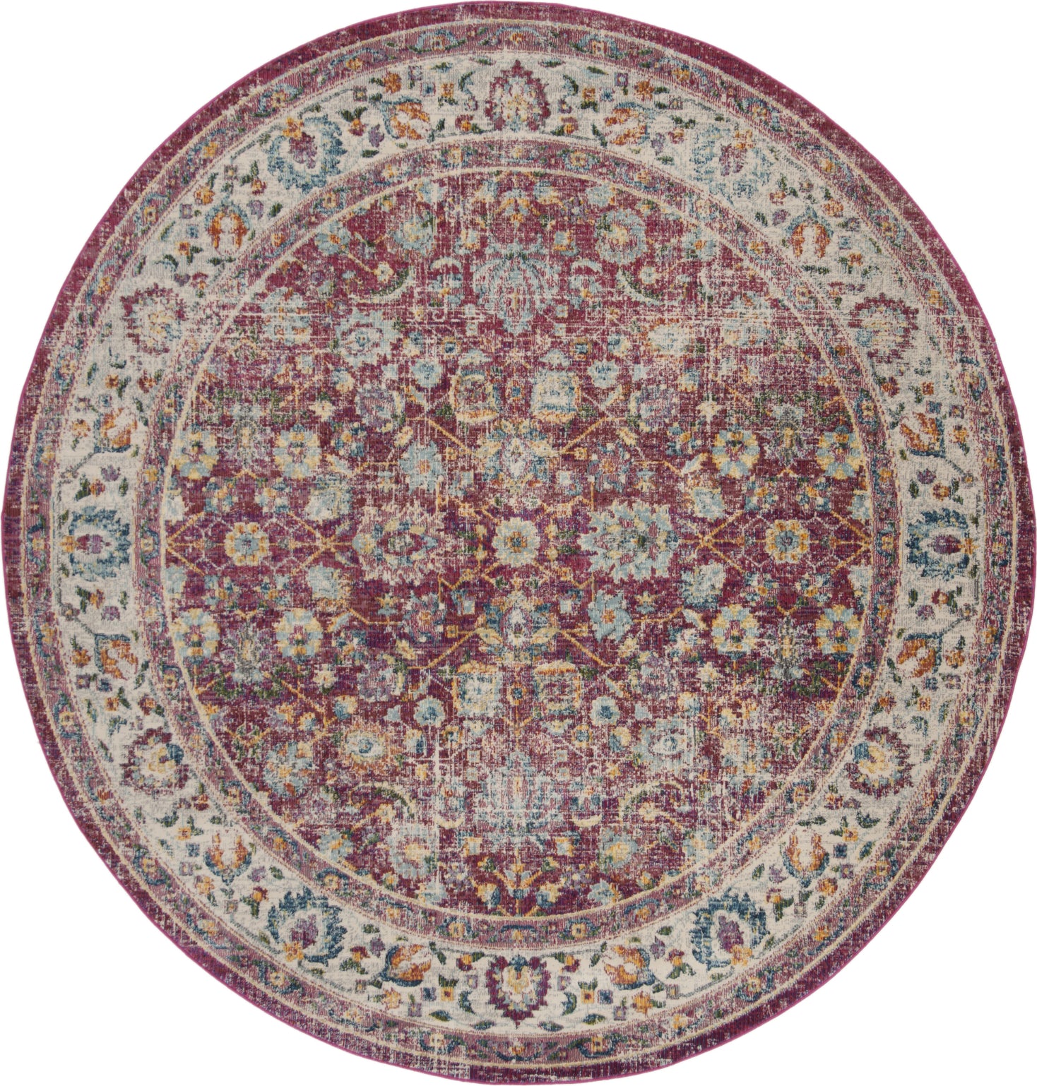 Safavieh Merlot MER196Q Red/Multi Area Rug – Incredible Rugs and Decor