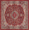 Safavieh Merlot MER311Q Red/Aqua Area Rug main image
