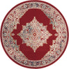 Safavieh Merlot MER312Q Red/Aqua Area Rug 