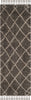 Safavieh Moroccan Fringe Shag MFG241A Grey/Cream Area Rug 