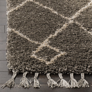 Safavieh Moroccan Fringe Shag MFG241A Grey/Cream Area Rug 