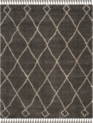 Safavieh Moroccan Fringe Shag MFG241A Grey/Cream Area Rug 