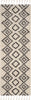 Safavieh Moroccan Fringe Shag MFG245B Cream/Charcoal Area Rug 