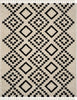 Safavieh Moroccan Fringe Shag MFG245B Cream/Charcoal Area Rug 
