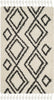 Safavieh Moroccan Fringe Shag MFG247B Cream/Charcoal Area Rug 