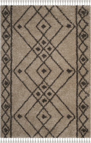 Safavieh Moroccan Fringe Shag MFG248C Mushroom/Grey Area Rug main image