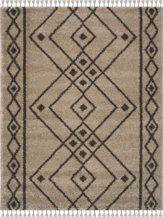 Safavieh Moroccan Fringe Shag MFG248C Mushroom/Grey Area Rug 