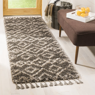 Safavieh Moroccan Fringe Shag MFG249A Grey/Cream Area Rug 