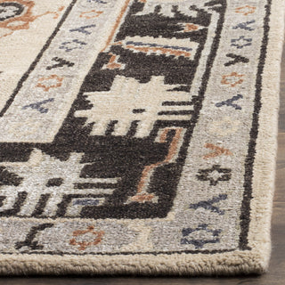 Safavieh Maharaja MHJ254 Beige/Charcoal Area Rug Detail