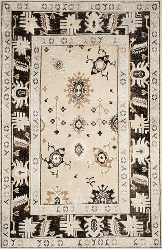 Safavieh Maharaja MHJ254 Beige/Charcoal Area Rug 6' X 9'