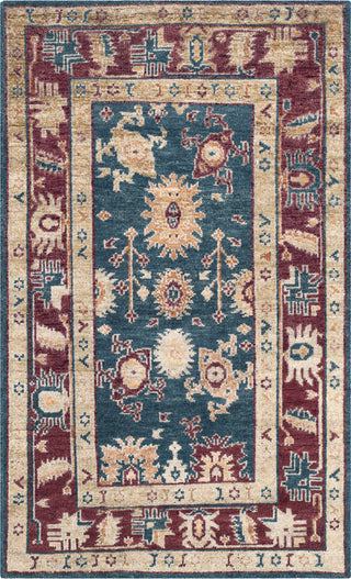 Safavieh Maharaja MHJ254 Blue/Red Area Rug 5' X 8'